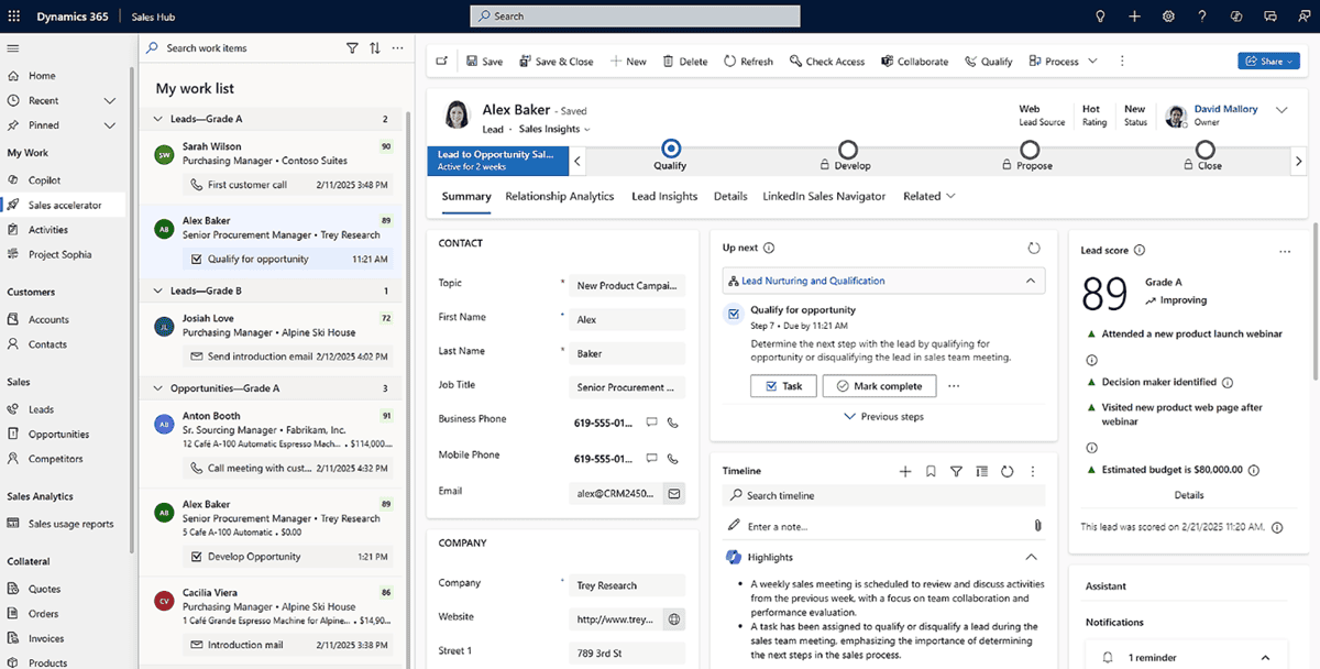 dynamics 365 optimisation services